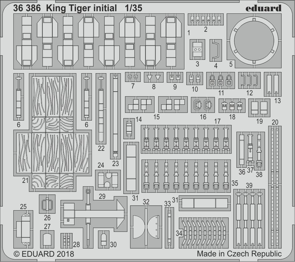 Eduard 36386 1:35 Pz.Kpfw.VI King Tiger Initial