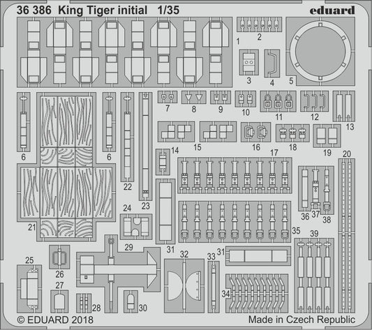 Eduard 36386 1:35 Pz.Kpfw.VI King Tiger Initial