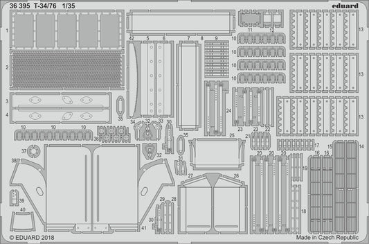 Eduard 36395 1:35 Soviet T-34/76