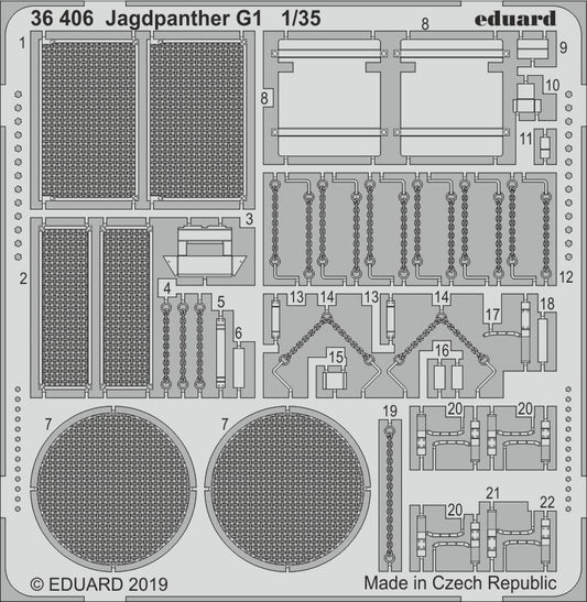 Eduard 36406 1:35 Jagdpanther Ausf.G1