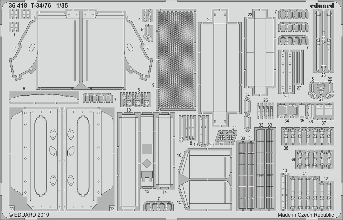 Eduard 36418 1:35 Soviet T-34/76