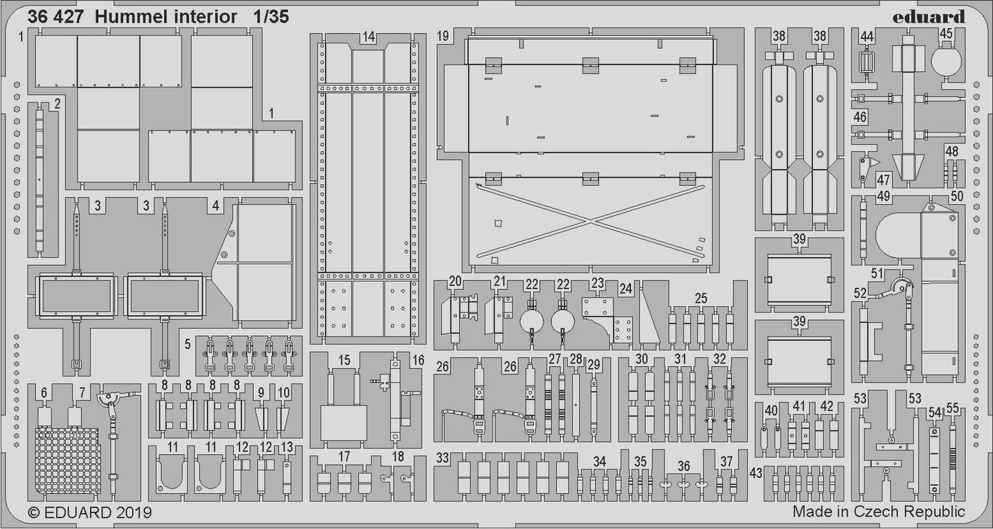 Eduard 36427 1:35 Hummel (Late Production) interior