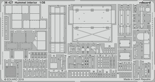 Eduard 36427 1:35 Hummel (Late Production) interior