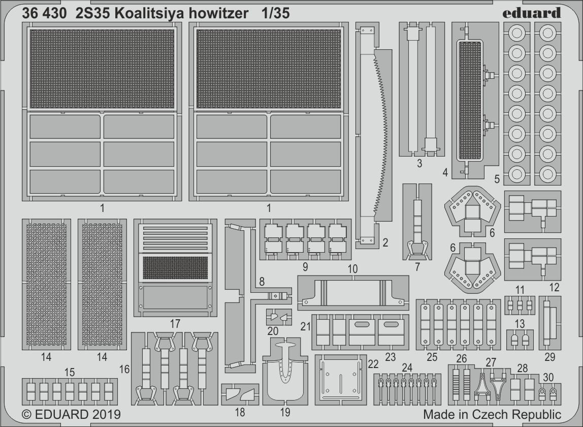 Eduard 36430 1:35 Koalitsiya-SV Russian S.P.G.