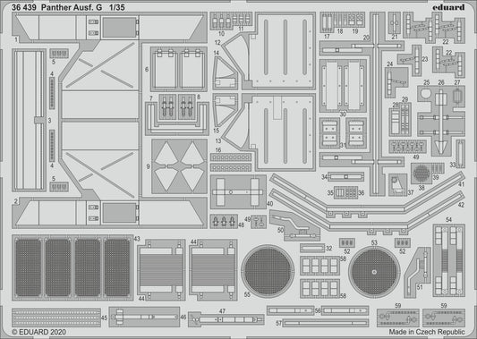 Eduard 36439 1:35 Pz.Kpfw.V Ausf.G Panther