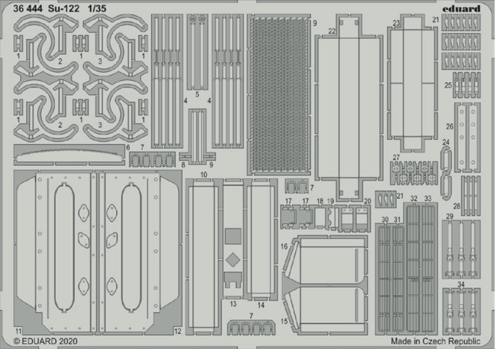 Eduard 36444 1:35 Soviet Su-122