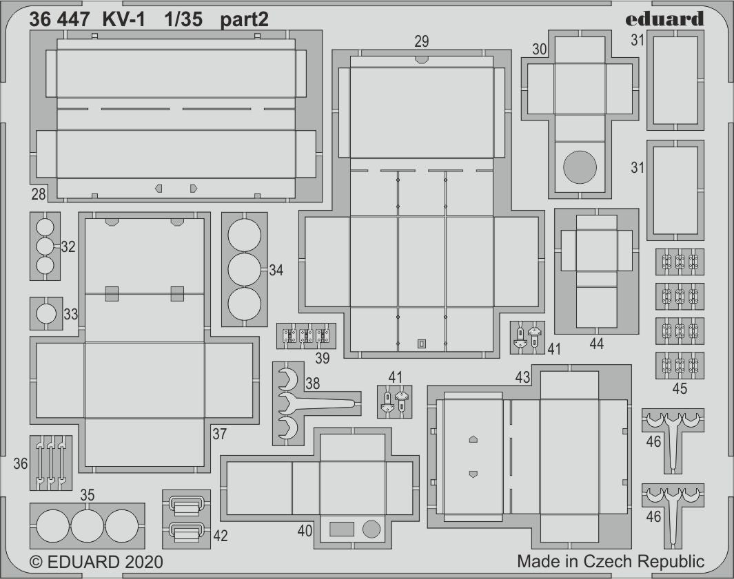 Eduard 36447 1:35 KV-1 Model 1941