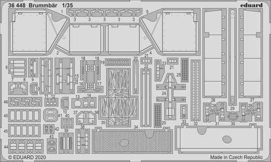 Eduard 36448 1:35 German Brummbar Sd.Kfz.166 Early