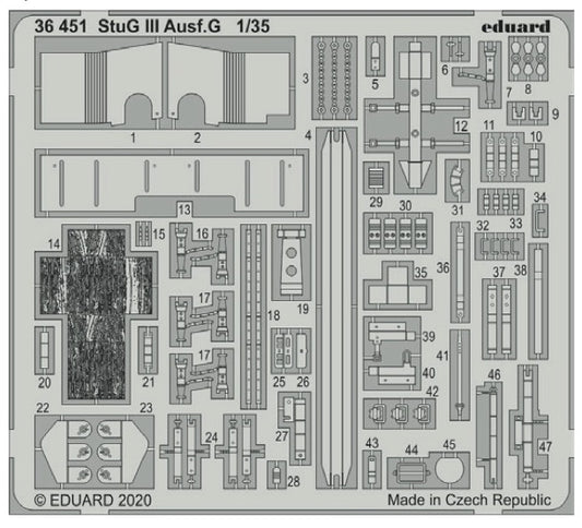 Eduard 36451 1:35 Sturmgeschutz/StuG.III Ausf.G