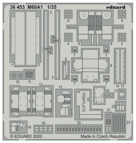 Eduard 36453 1:35 M60A1 Patton