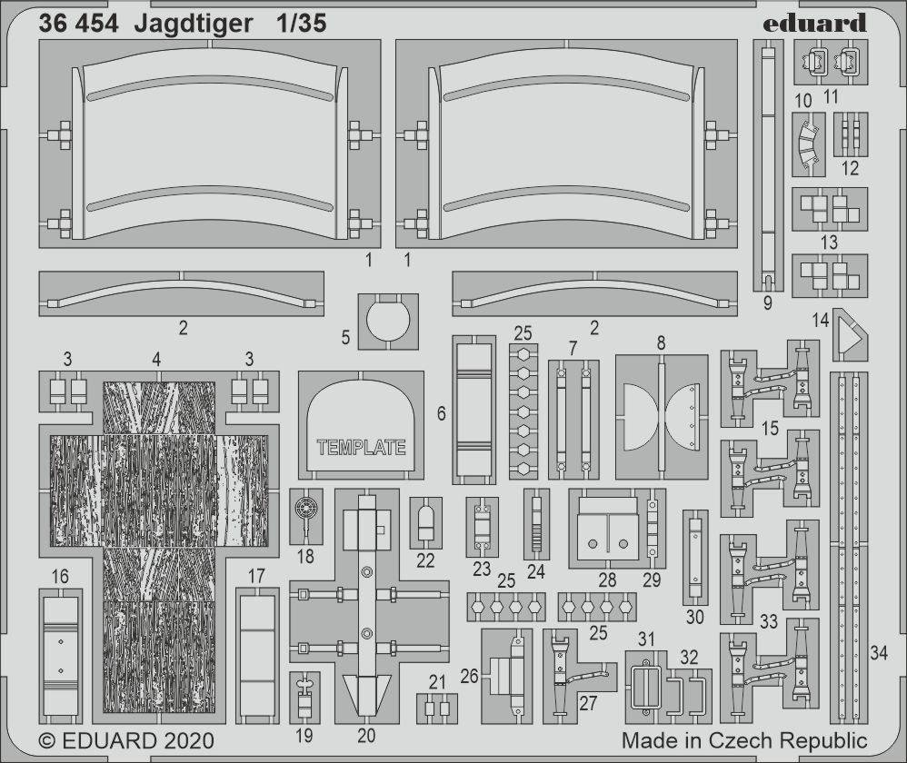 Eduard 36454 1:35 Sd.Kfz.186 Jagdtiger