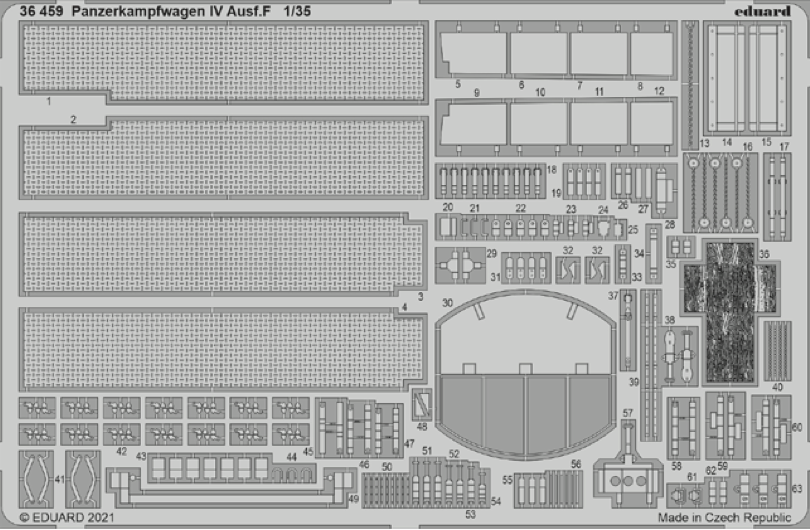 Eduard 36459 1:35 Panzerkampfwagen IV Ausf.F