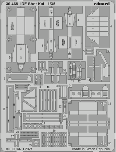 Eduard 36468 1:35 IDF Shot Kal for Amusing Hobby