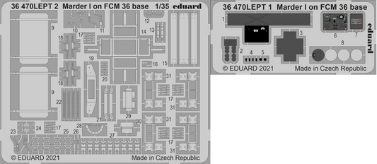 Eduard 36470 1:35 Marder I on FCM 36 base for ICM