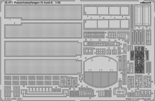 Eduard 36471 1:35 Pz.Kpfw.IV Ausf.G for Tamiya