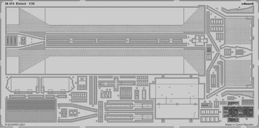 Eduard 36474 1:35 Elefant Sd.Kfz.184 for Amusing Hobby