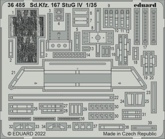 Eduard 36485 1:35 Sd.Kfz.167 StuG IV for Ryefield Model