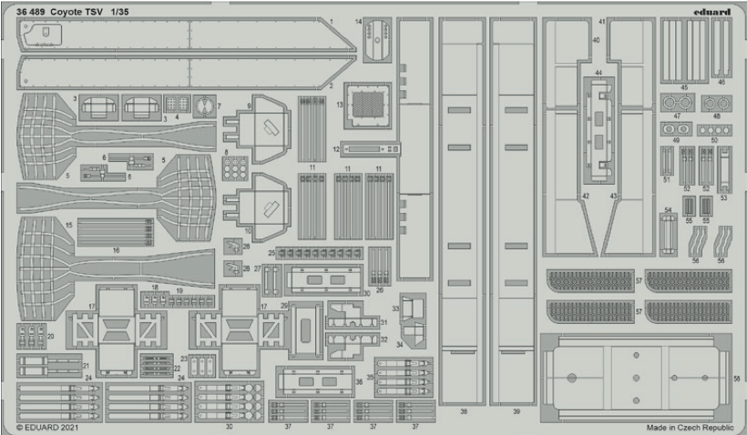 Eduard 36489 1:35 Coyote TSV for Hobby Boss