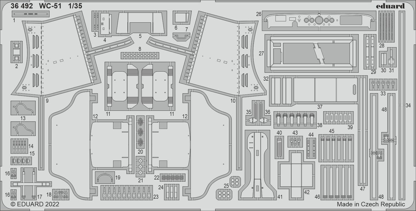 Eduard 36492 1:35 Dodge WC-51 'Beep' for Zvezda