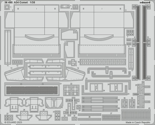 Eduard 36495 1:35 A34 Comet for Tamiya