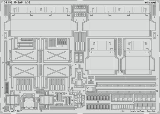 Eduard 36498 1:35 M48A5 for Takom