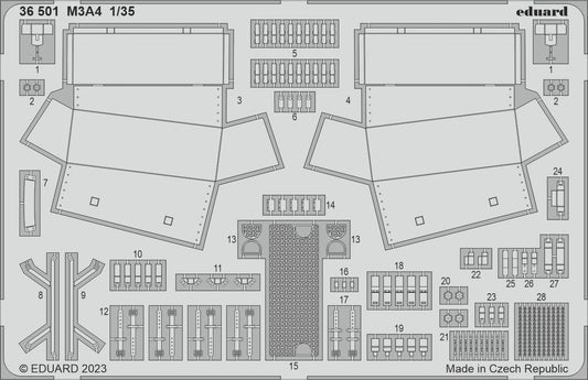 Eduard 36501 1:35 M4A3E8 Sherman for I LOVE KITS