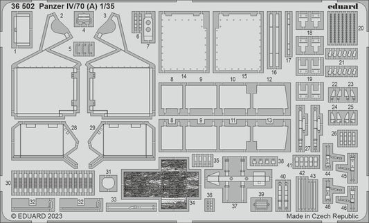 Eduard 36502 1:35 Jagdpanzer IV/70(A) (Sd.Kfz.162/1) for Tamiya