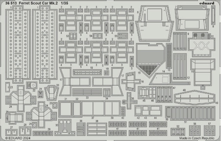 Eduard 36513 1:35 Ferret Scout Car Mk.2