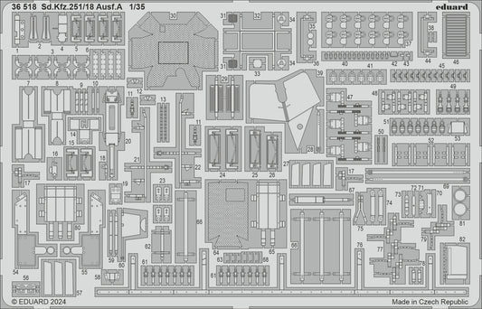 Eduard 36518 1:35 Sd.Kfz.251/18 Ausf.A for ICM