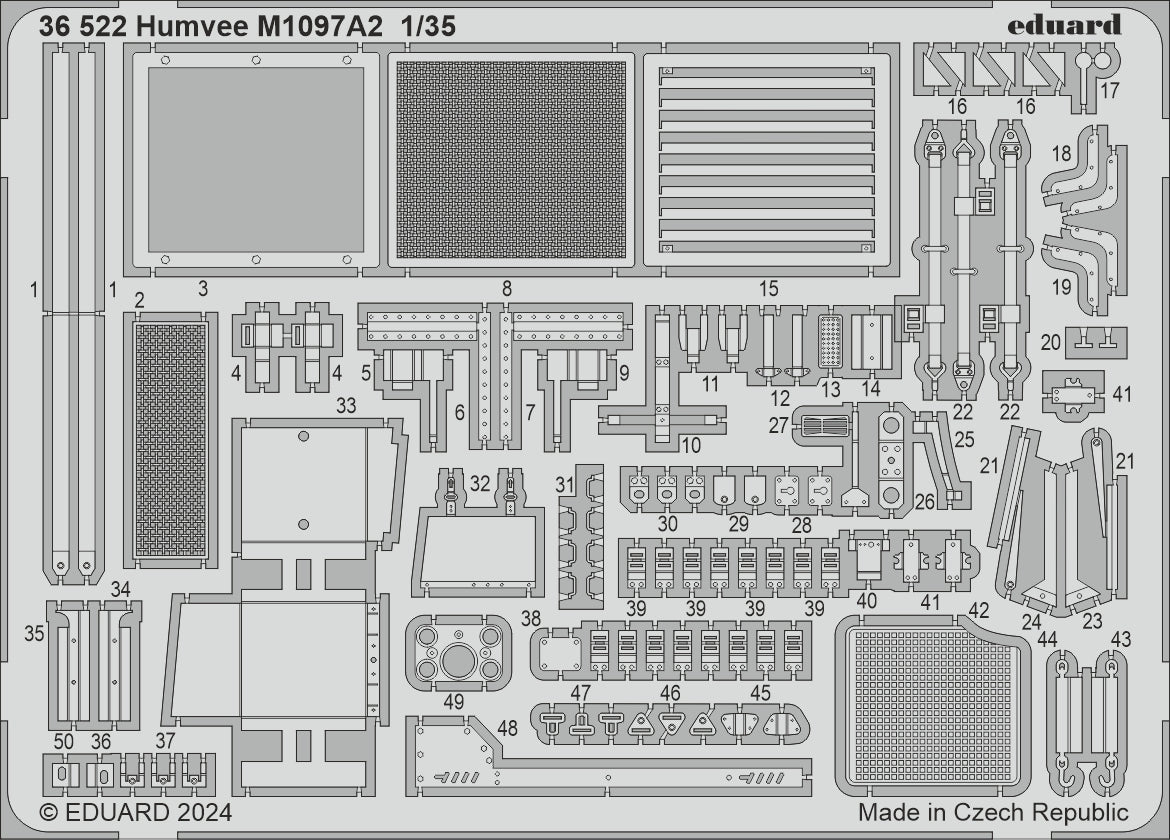 Eduard 36522 1:35 Humvee M1097A2