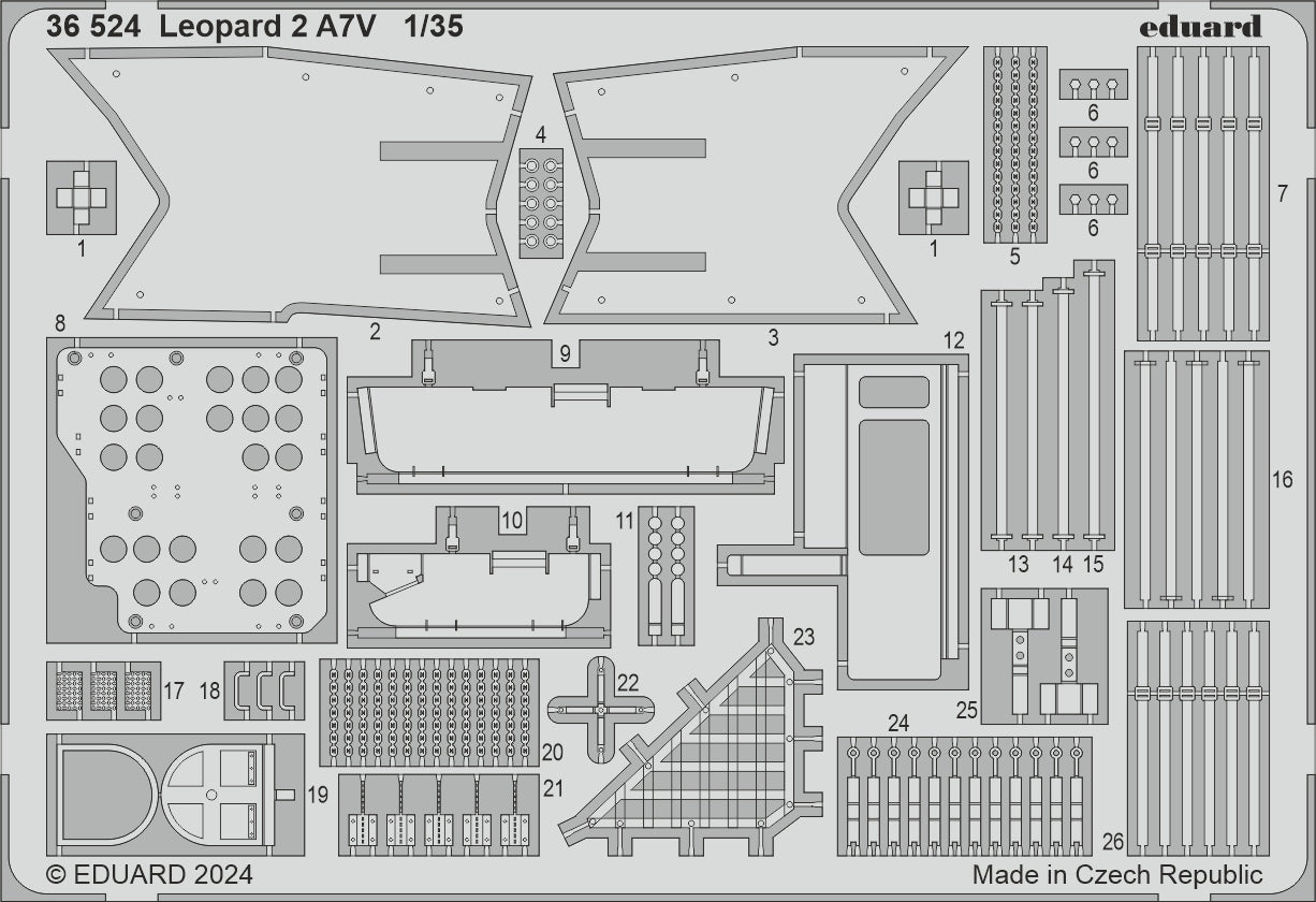 Eduard 36524 1:35 Leopard 2 A7V