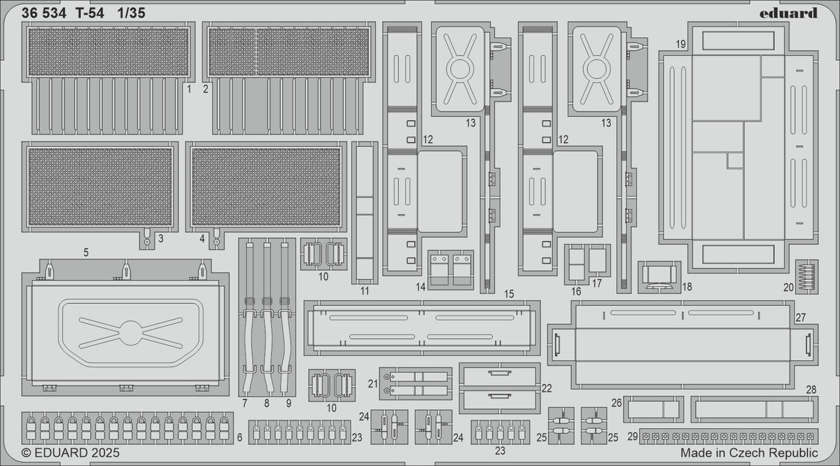 Eduard ED36534 1:350 Soviet T-54A