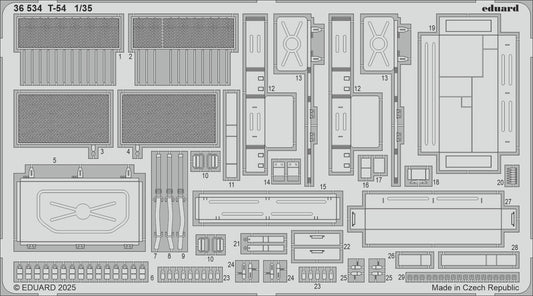 Eduard ED36534 1:350 Soviet T-54A