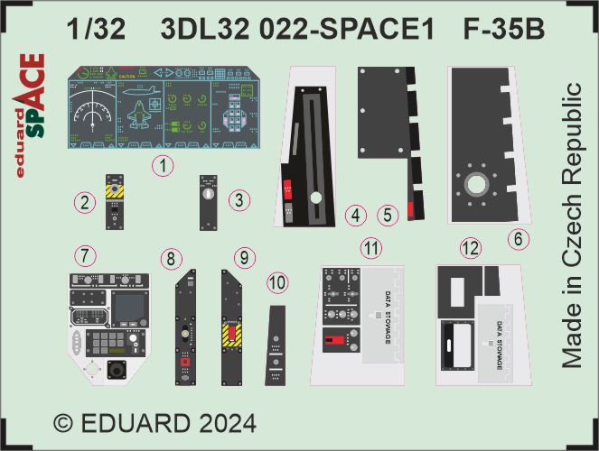 Eduard 3DL32022 1:35 F-35B SPACE