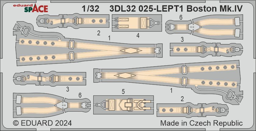 Eduard 3DL32025 1:32 Douglas Boston Mk.IV SPACE