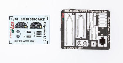 Eduard 3DL48048 1:48 de Havilland Chipmunk T.10 SPACE 3D-Printed Instrument Decals