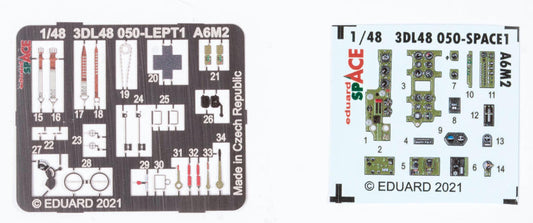 Eduard 3DL48050 1:48 Mitsubishi A6M2 Zero SPACE 3D-Printed Instrument Decals