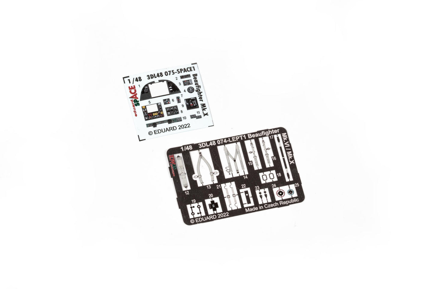 Eduard 3DL48075 1:48 Bristol Beaufighter Mk.X SPACE 3D-Printed Instrument Decals