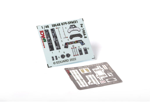 Eduard 3DL48079 1:48 Focke-Wulf Fw-190A-8 SPACE 3D-Printed Instrument Decals