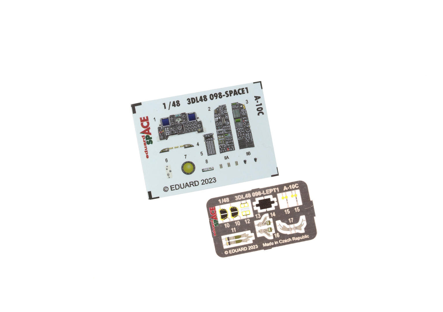 Eduard 3DL48098 1:48 Fairchild A-10C Thunderbolt II SPACE 3D-Printed Instrument Decals