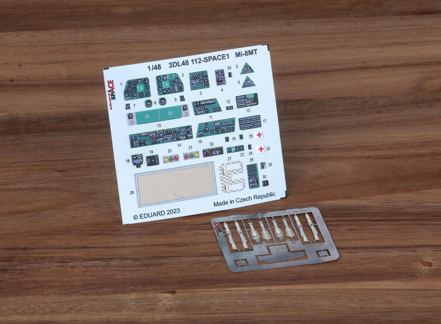 Eduard 3DL48112 1:48 Mil Mi-8MT SPACE 3D-Printed Instrument Decals