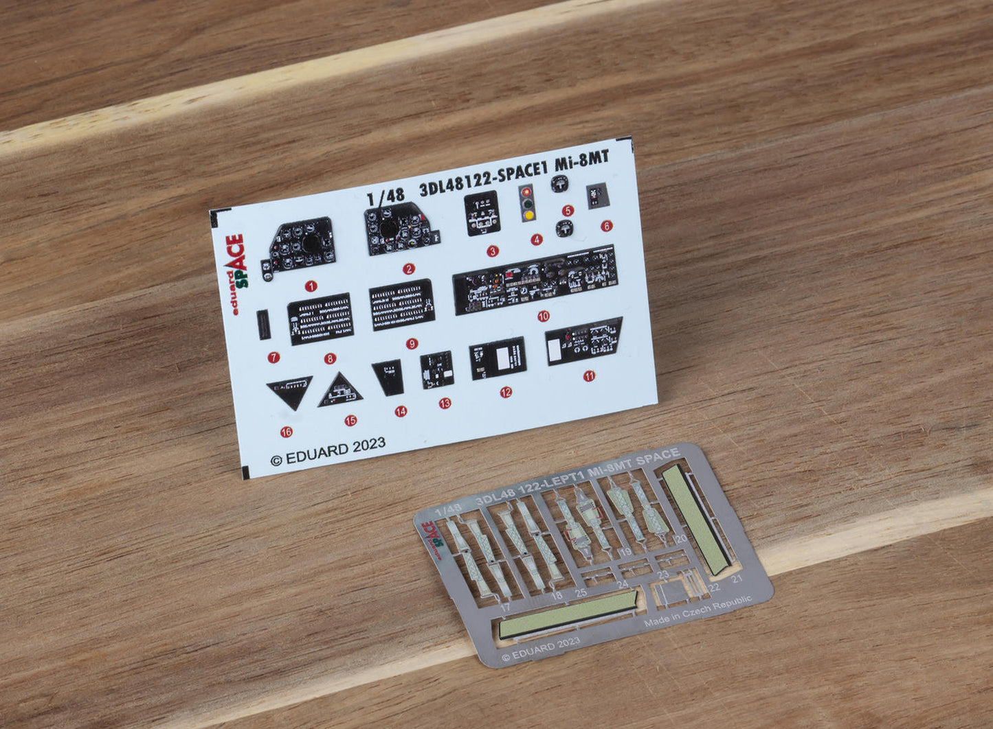 Eduard 3DL48122 1:48 Mil Mi-8MT SPACE 3D-Printed Instrument Decals