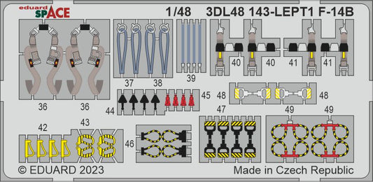 Eduard 3DL48143 1:48 F-14B Tomcat SPACE