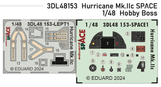 Eduard 3DL48153 1:48 Hawker Hurricane Mk.IIc SPACE