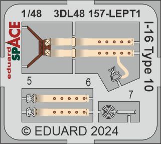 Eduard 3DL48157 1:48 Polikarpov I-16 Type 10 SPACE