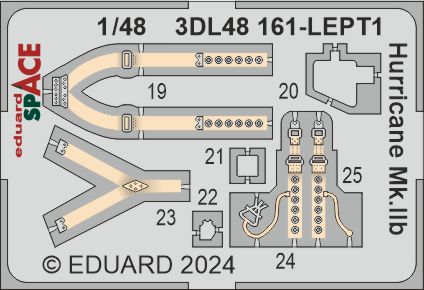 Eduard 3DL48161 1:48 Hawker Hurricane Mk.IIb SPACE