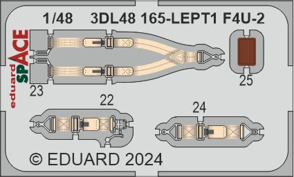 Eduard 3DL48165 1:48 Vought F4U-2 SPACE