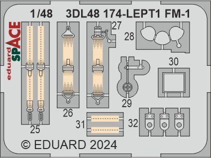 Eduard 3DL48174 1:48 General-Motors FM-1 Wildcat SPACE for Tamiya