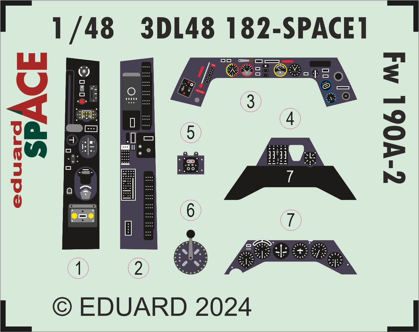 Eduard 3DL48182 1:48 Focke-Wulf Fw-190A-2 SPACE