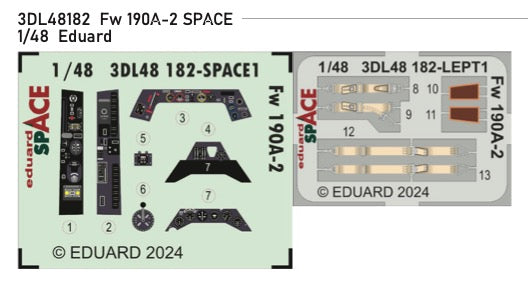 Eduard 3DL48182 1:48 Focke-Wulf Fw-190A-2 SPACE